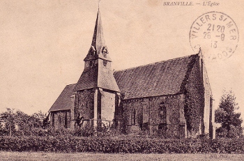 Eglise de Branville  facade nord