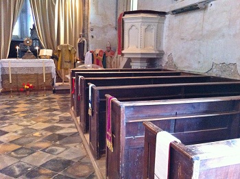 Location geographique de l'église